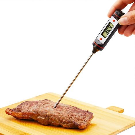Termometro da cucina Numerico Preciso per BBQ Viande Vin Lecture Instantanée Écran LCD-AUTRES (1/3)