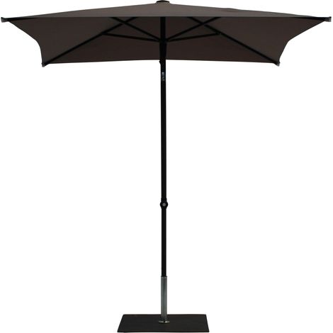 Ombrellone da Giardino 2x2 m Palo Ø38 mm in Alluminio Tessuto Poliestere Trend Taupe (1/5)