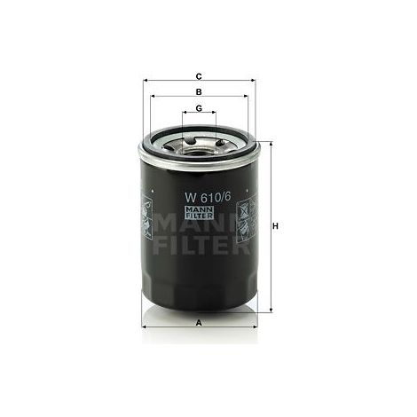 Ölfilter für Honda Civic IX 11 2.0 SI