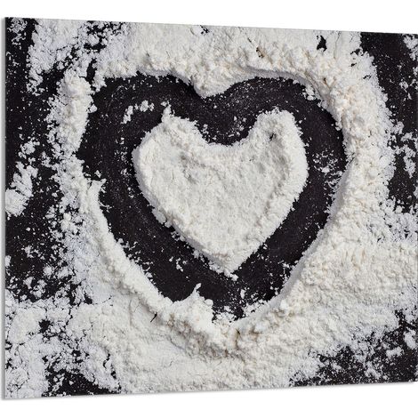 PANNELLO IN VETRO PER CUCINA 65x60 Cuore (1/5)
