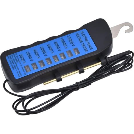 Testeur De Tension Cloture, Testeur De Ligne Pour Clôture 12KV 2000 à 12000V, Testeur Clôture électrique, Détecteur Clôture électrique Portable Pour Ferme De Jardin (1/5)
