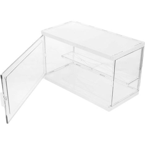 Modèle de présentoir compatible avec vitrine de comptoir de rangement à 2 niveaux (1/5)