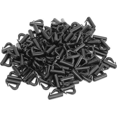 120 attaches de rotation noires pour pêche, mousquetons tournants, lot de 120 pièces, accessoires de rechange rapide (1/5)