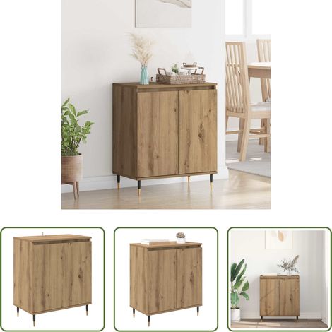 Wohnzimmerregal - Sideboard Artisan-Eiche 60 x 35 x 70 cm Holzwerkstoff (1/5)