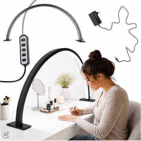 Lámpara de escritorio LED para manicura – Negra, diseño sin sombras (1/5)