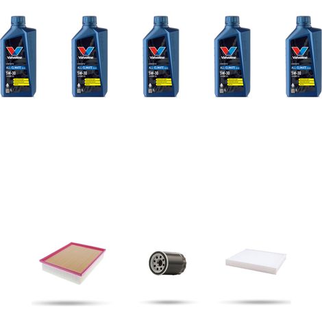 Kit tagliando 3 FILTRI e 5L OLIO compatibile con Chrysler Sebring 2.0 115kw dal 2007 (1/5)