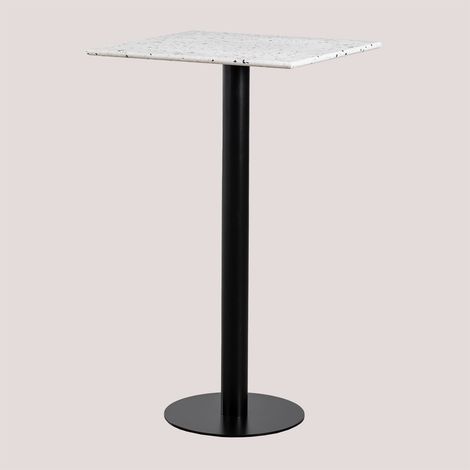 Tavolo Alto Quadrato con effetto Terrazzo (60x60 cm) Dolce SKLUM