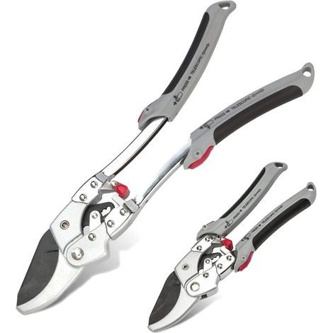 Secateur à crémaillère télescopique 20mm (1/4)