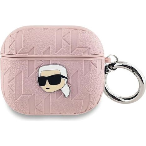 Karl Lagerfeld KLA3PGKIPP AirPods 3 Hülle pink/pink Monogramm Karl Kopf (1/5)