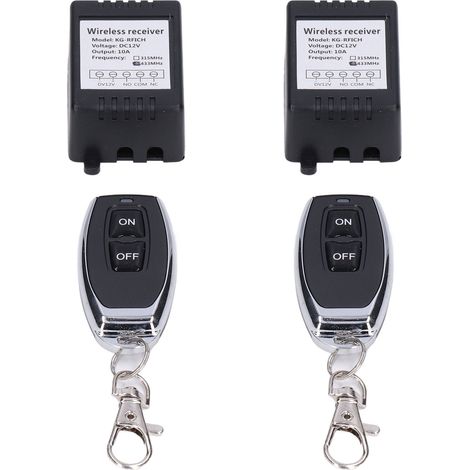 Module de commande à distance pour relais, interrupteur à apprentissage de code, 1 canal, portée de 100 m, 12 V CC (1/5)