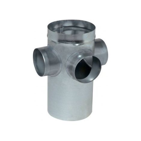 Collettore ventilazione Aldes standard 125 mm e 160 mm zincato