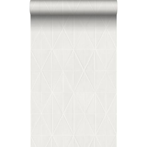 papier peint forme graphique blanc cassé - Origin Wallcoverings (1/5)