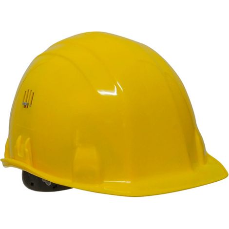Casque de protection BRENNUS ventilé - jaune - AUBOUEIX