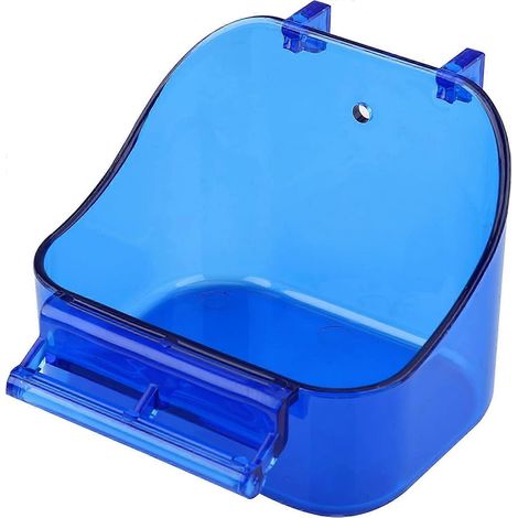 Bain d'oiseaux suspendu, accessoires pour cage à oiseaux, boîte de douche, mangeoire, cage à oiseaux avec douche (1/5)