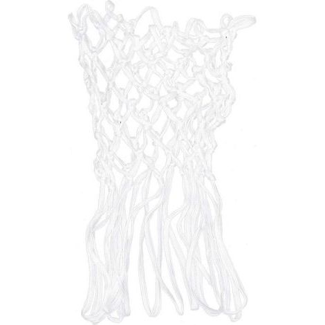 Filet de basket-ball professionnel tressé en nylon, taille standard, de rechange, résistant aux intempéries, épais, 12 boucles (blanc)-48.00X20.00X1.00CM-White (1/3)