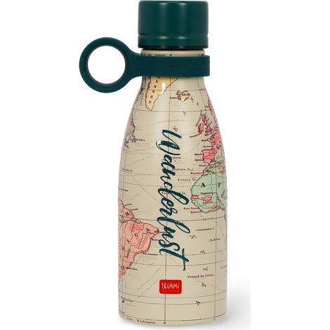 Legami Vacuum Bottle Borraccia Termica, Verde, Mini (1/4)