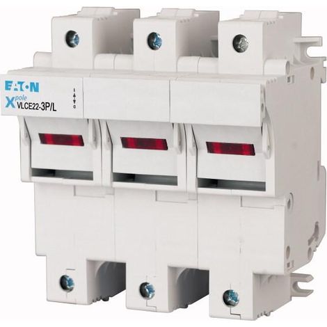 Interrupteur sectionneur à fusible 100 A 3 p dimensions 22 x 58 000192371 EATON VLCE22 3P/L