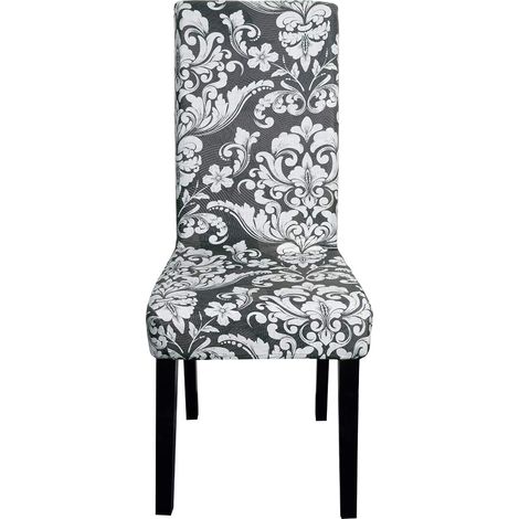 Stretchable spandex chair covers for dining room, removable, washable, for hotel, banquet, dinner, meeting, celebration (Europe 17, 4 pieces) (1/5)