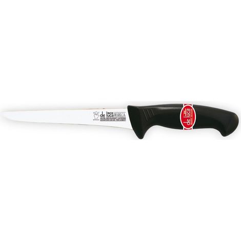 Coltello disosso acciaio inox lama temperata 3 mm manico ergonomico polipropilene antiscivolo cucina - 14 cm (1/2)
