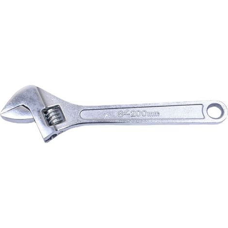 Clé à molette réglable 250mm 10 pouces, robuste et stable, plaquée chrome, acier à haute teneur en carbone, pince ajustable (1/5)