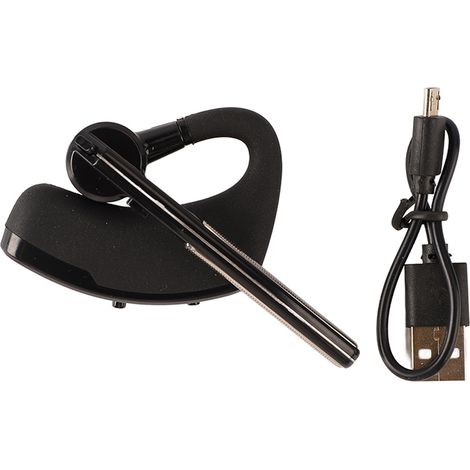 Écouteur Bluetooth stéréo sans fil annulation bruit réglable 180° pour bureau conduite affaires (1/5)