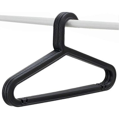 Lot de 10 cintres standard en PP, légers et adaptés à un usage quotidien. (1/5)