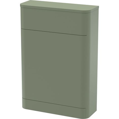 Floor Standing WC Toilet Unit, 550mm - Satin Green Finish with Durable Modern Design, Compact Storage Solution - Balterley
