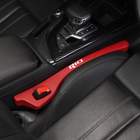 (Rouge à gauche) Bouchon de couture de siège auto neuf, bande d'étanchéité pour couture de siège, protection anti-chute pour Kia Rio 2, 3, 4 et 5 (1/5)