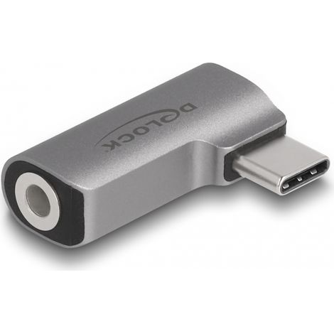 Delock Adaptador de audio USB Type-C⢠macho a conector hembra estéreo de 4 pines de 3,5 mm