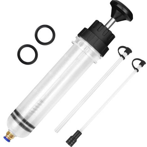 Seringue d'aspiration d'huile 200ml seringue de Liquide de Frein,extracteur de Liquide d'huile, extracteur de Liquide et Pompe de Remplissage,Liquide de Refroidissement (1/3)