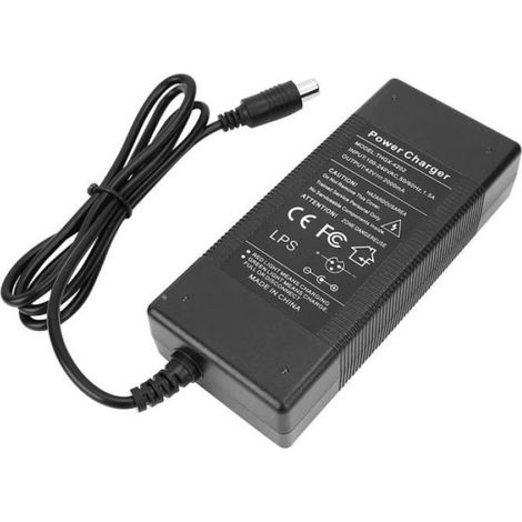 Chargeur Batterie - 42 V 2 A - Pour Scooter Électrique Xiaomi Ninebot - 220 V - Noir (1/4)