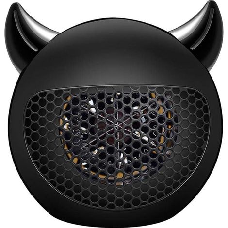 Mini calefactor de ventilador, calefactor cerámico eléctrico PTC portátil, silencioso, calentamiento rápido, calefactor de convección con protección contra sobrecalentamiento, para el hogar y la ofici (1/4)