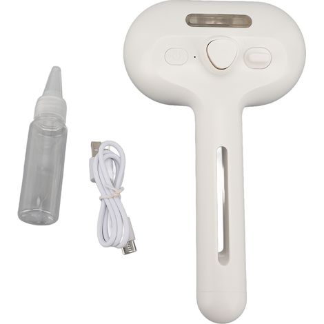 Brosse démêlante à spray pour chats, peigne de toilettage confortable, rechargeable par USB, pour chats et chiens. (1/5)