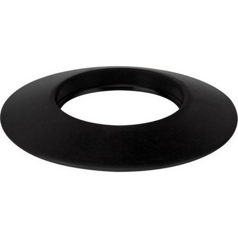 1PZ ROSONE IN SILICONE PER STUFA A PELLET Col. Nero Ø cm. 8