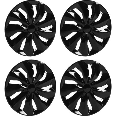 4 Enjoliveurs de Roue Auto 16 Pouces, Couvre-Jantes Voiture Décoratif, Parfait Remplacement pour Civic et La Plupart des Véhicules (1/5)