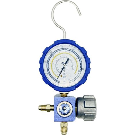 Manómetro 1 Vía Value R32 R410A R407C R134A  Analizador Baja Presión con Visor  Herramienta Profesional HVAC