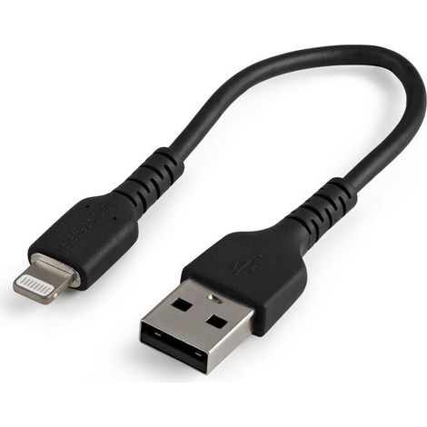 startechcom RUSBLTMM15CMB cable USB A Lightning negro 15 cm (1/4)