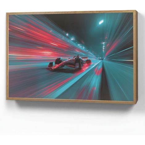 WALL LIGHT Race car - Red - Speed 90x60 cm (1/5)