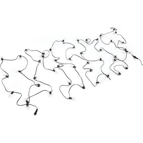 Set G40 mit 50 LED-Kugellampen (4 Ersatzlampen enthalten), 14,6 Meter, wasserdichte Lichterkette für den Außenbereich, ideal für Partys, Gärten, Terrassen, Zäune, Balkone und stimmungsvolle Dekoration (1/5)