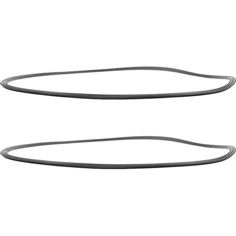 Anneau en caoutchouc noir pour base de tabouret bar, protecteur (1/5)