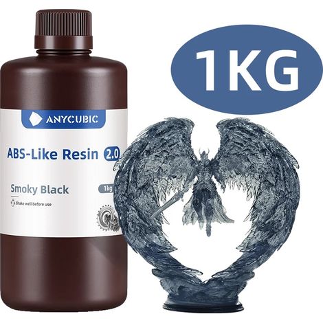 Harz 3D-Drucker, hohe Zähigkeit, schnelle Aushärtung, 1Kg-Raucharbeit Schwarz (1/2)