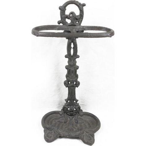 55cm Umbrella Holder - Cast Iron - L30 x W20 x H55 cm