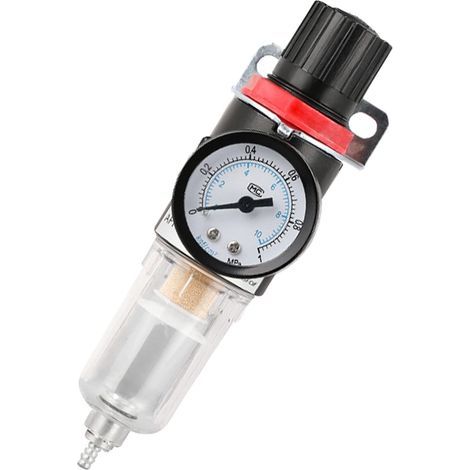 Séparateur D'Eau D'Huile à Air Comprimé Outil Filtre à Air Piège Réducteur Pression Avec Manomètre Lubrificateur De Régulateur Pneumatique Pour Les Outils De Filtres De Compresseur d'Air Comprimé (1/5)