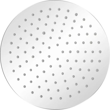 Pommeau de douche rond en acier inoxydable vidaXL 25 cm (1/5)