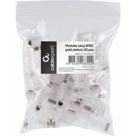 Connecteur gembird rj45 cat5 bag 50 pcs (1/2)