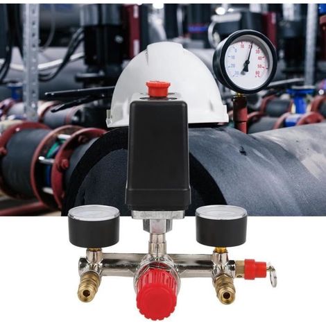 Pressostat, régulateur de pression Contact NC fiable à usage professionnel pour compresseur d\'air pour régulateur de pression à (1/4)