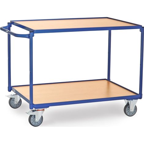 Fetra Tischwagen mit Holzwerkstoffplatten 2 Etagen 1171x711x830mm Außenmaße (1/3)
