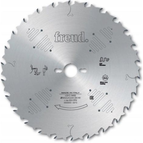 Cuchilla trapezoidal plana para laminados de alta presión HPL FREUD - Ø250 3,2/2,2 AL30 Z80 TP- - F03FS05119 -LU3F 0200