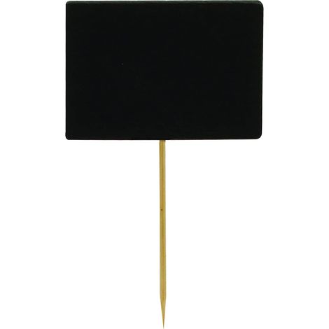 Tablecraft bamboo picks lavagna pick, nero, 9 cm