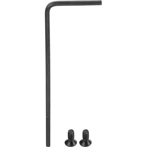 Boucle de D en alliage d'aluminium pour arc à poulies, accessoire de décoche noir (1/5)